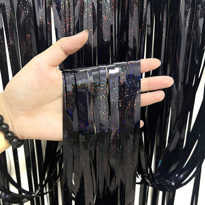 Black Laser Foil Tel Wedding Decoration Birthday Party