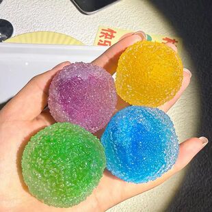 Sensory Slushie Squeeze Ball 1PC Reusable Crunchy Crackling