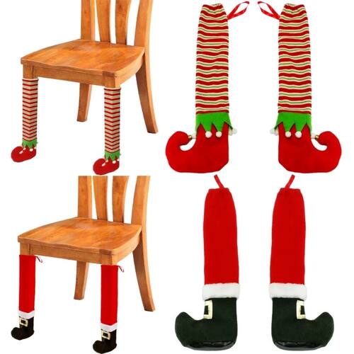 Christmas Home Furniture Legs Cover Chair Table Leg Floor Pr