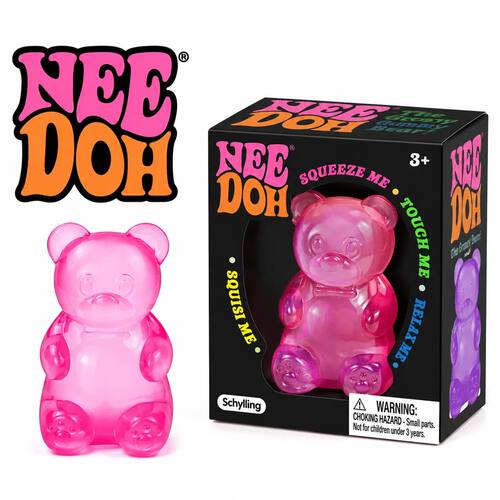 NEEDOH Soft Gummy Bear Fidget Squeeze Toy TPR Sensory Stress
