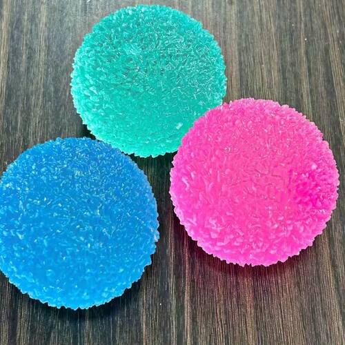 Ice Ball Maltose Squishy Toys Blue Mochi Sensory Fidgets Toy