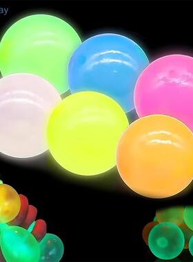 Glow-in-the-Dark Sticky Ceiling Balls 5/10Pcs Sticky Glows B