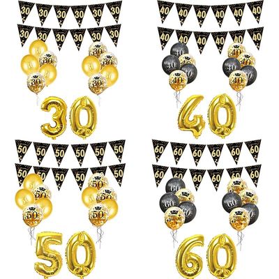 30th 40th 50th 60th birthday decorations Number Balloons Bir
