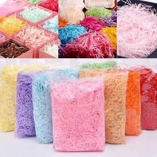 Filler Decorative Pleated 100G Raffia Box Colorful Wedd Gift