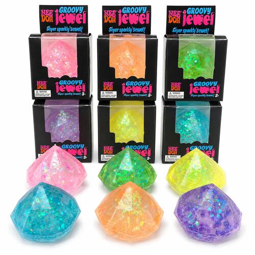 Needoh Diamond Gemstone Slow-Rebound Squeezing Toy, A Stress