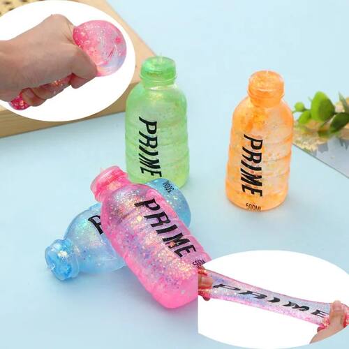 Tabas Squishy Beverage Bottle Squeeze Toy Soft Aurora Maltos