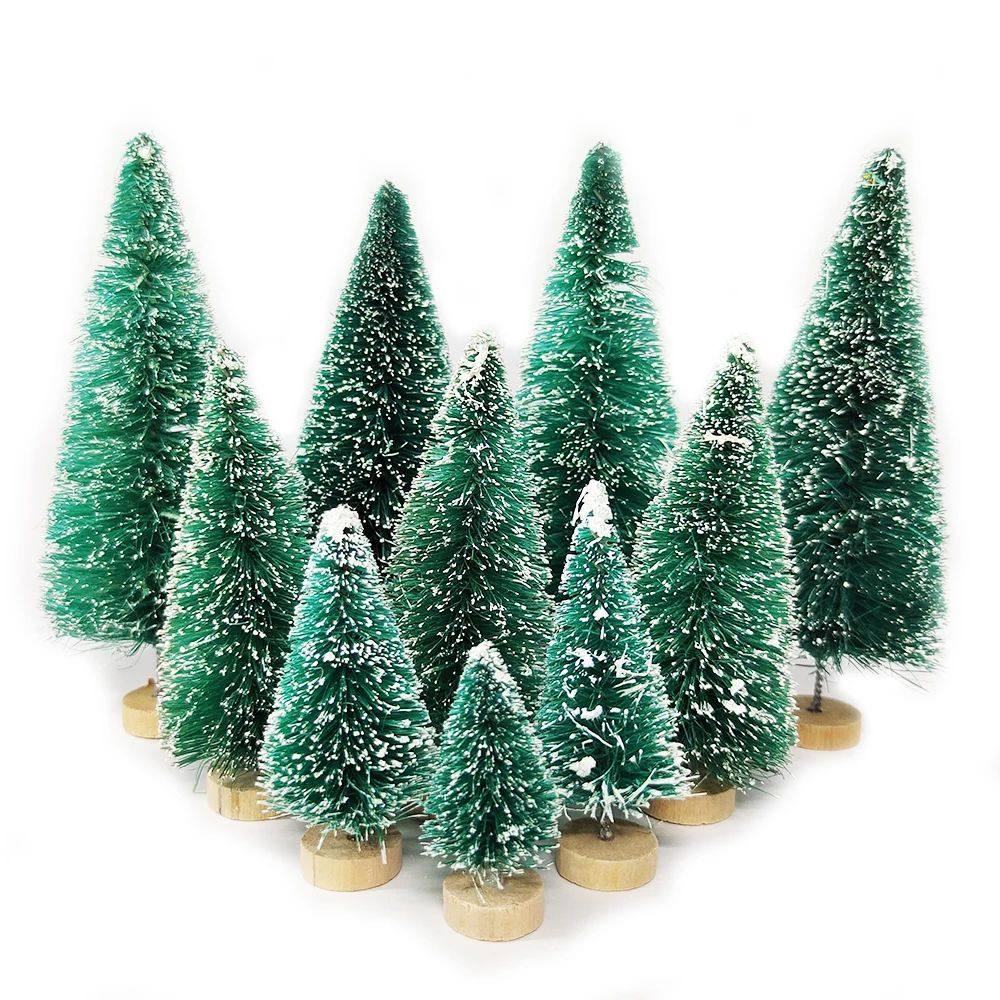 5/8pcs Mini Christmas Trees Small Artificial Christmas Tree