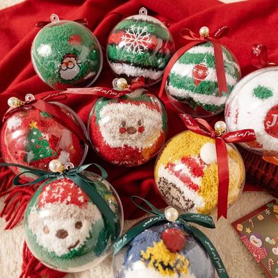 10pairs Christmas Stockings Stuffers with Clear Ball Packagi