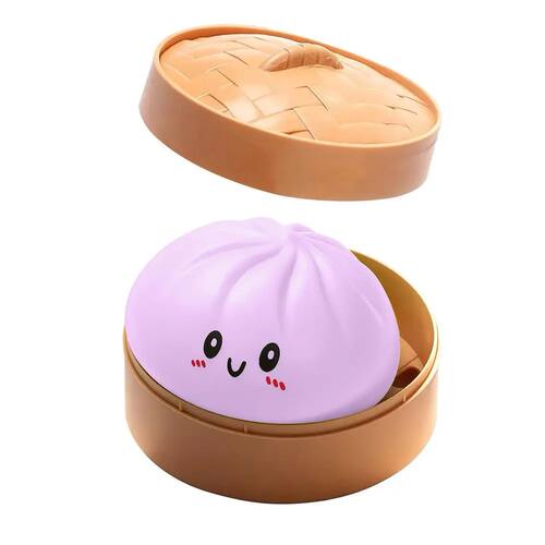 Oversized Rainbow Color Dumpling Squishies Toy, Super Soft S
