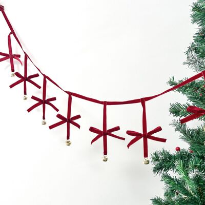 Christmas Decorations Christmas Tree Bells Bow Pull Flower S