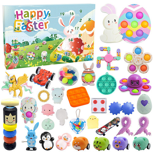 Easter Decompression Toy Suit Egg Countdown Hand Tear Calend