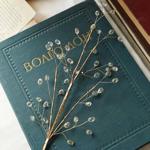Sticky Powder Christmas Glitter Stems Five-pointed Star Wate
