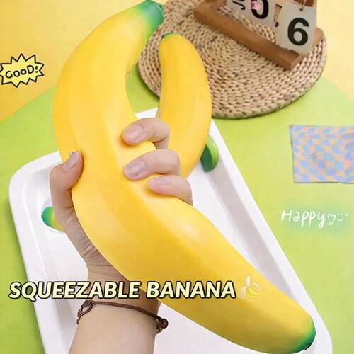 TPR Pinch Music Toys Big Mac Big Banana Pinch Music Simulati