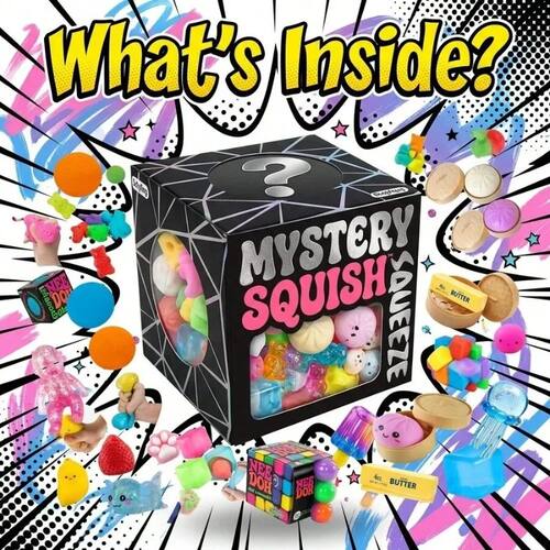 Funny Mix Squishy Blind Box, Random Surprise Squeeze Toys, 1