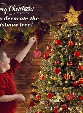 2026 44Pcs Shatterproof Christmas Balls (3–6cm) - Hanging O