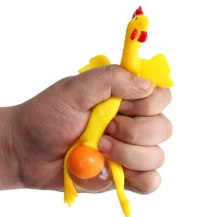 1PC Funny Fidgets Keycha Novelty Antistress Squeeze Laying E