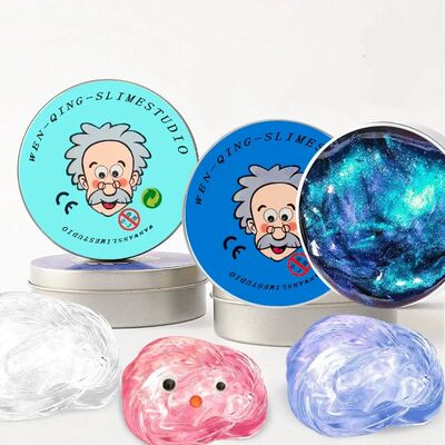 Reusable Putty Liquid Crystal Bouncy Slime Toy Set Kid Safe