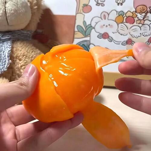 Peelable Orange Water Beads Squishy Stress Relief Toy