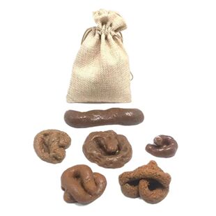 6Pcs Set April Fool's Day Fake Poo Novelty Halloween Gift Fu