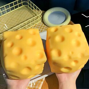 Giant Cheese Squeeze Toy Extra Large Size Cheese Squishy Fid