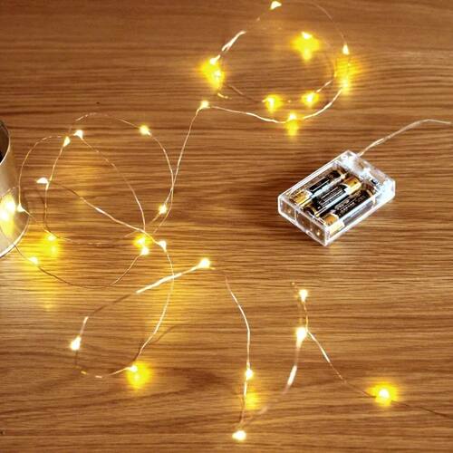 1-20M Led String Lights Copper Wire Starry Fairy Lights Batt