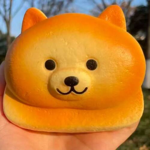 Squishy Cute Husky Bread Fidgets Toys Soft Dog Bread Venting