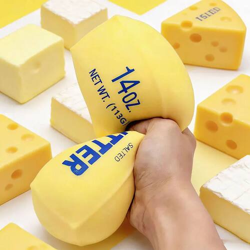 Butter Stick Milk Strip Squishy Toy Slow Rebound Soft Squeez