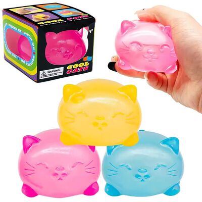 1Pc Mini Cute Cat Maltose Decompression Toy Non Stick Odorle