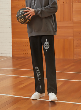 TIP-OFF美式复古篮球运动长裤宽松休闲时尚经典百搭直筒卫裤春秋