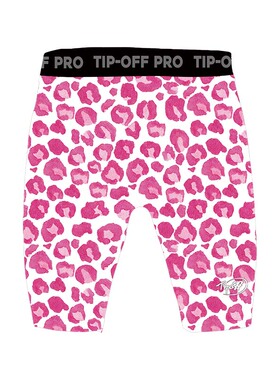 TIP-OFF美式豹纹篮球五分透气高弹速干健身训练打底压缩紧身裤