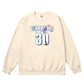 TIP OFF勇士库里卡通印花篮球运动加绒圆领卫衣宽松套头衫 上衣