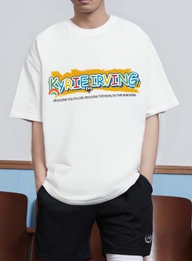 TIP-OFF美式独行侠欧文篮球运动速干宽松休闲透气短袖T恤衫投篮服