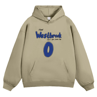 TIP-OFF维斯布鲁克篮球运动加绒连帽卫衣宽松保暖休闲上衣套头衫