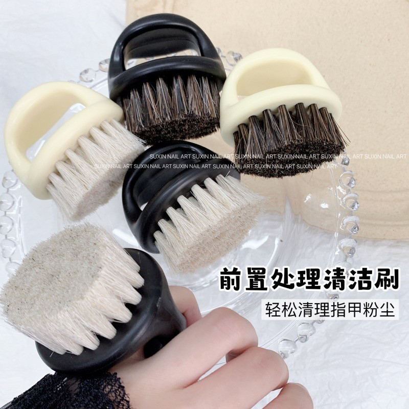 美甲猪鬣毛刷熨斗刷牙刷式印章