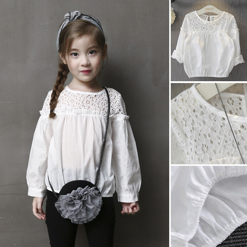 Chemise fille à manche longue - Ref 2087459 Image 1