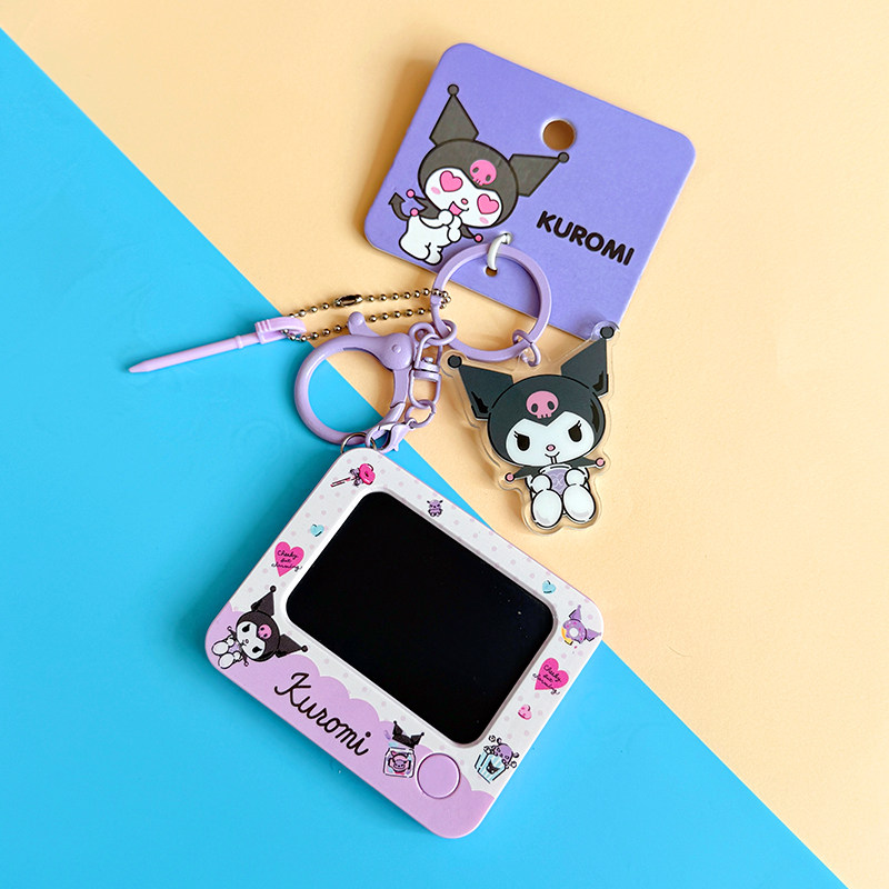 正版三丽鸥迷你涂鸦画板钥匙扣好玩儿童书包挂件小玩具钥匙链挂饰,节庆用品/礼品,钥匙扣,淘宝优惠券,粉丝福利购,淘宝优惠卷