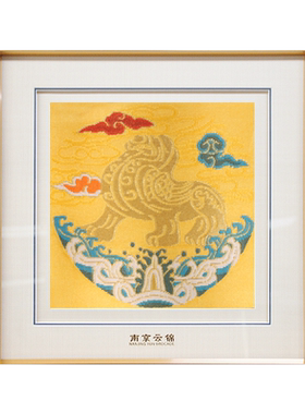 五艺云锦非遗简约金属框画