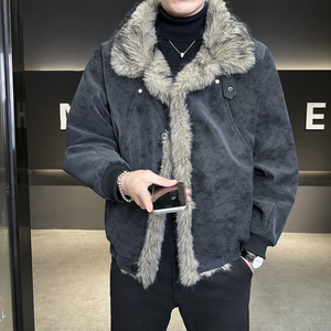 座山雕夹棉皮衣丨货号：915 P165，男装皮衣，电商B217