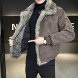 座山雕夹棉皮衣丨货号：915P165，男装皮衣，电商B217