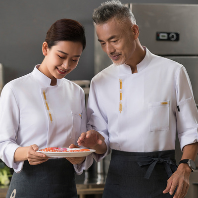 餐厅定制logo秋冬装工作服女衣服