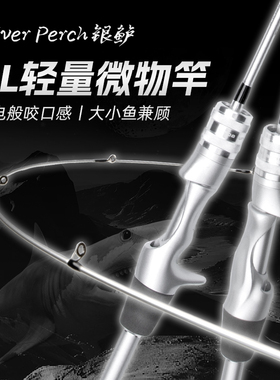 钓迷银鲈微物路亚竿杆马口竿弹射鱼竿UL单竿枪直柄新手全套新款