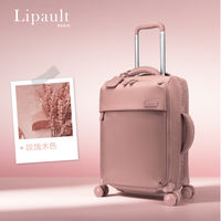 Lipault's 20-inch Oxford fabric water-resistant small suitcase P91 is a carry-on luggage thumbnail 3
