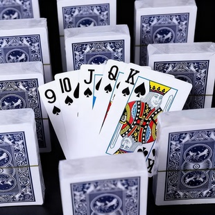 纸牌扑克批发整箱100副家用纸牌麻将斗地主棋牌室专用扑克牌加厚
