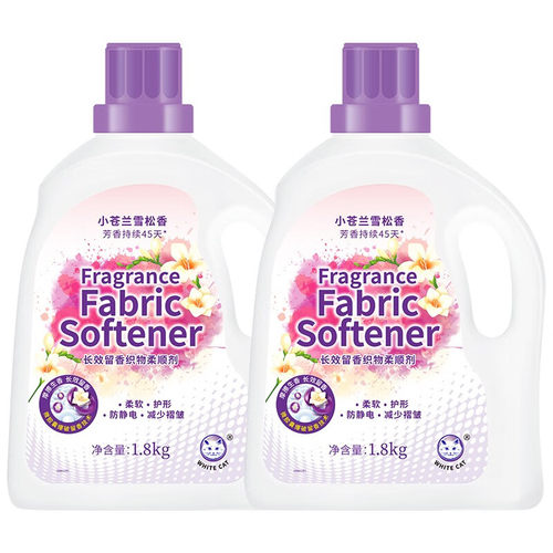 白猫衣服柔顺剂1.8kg*6瓶