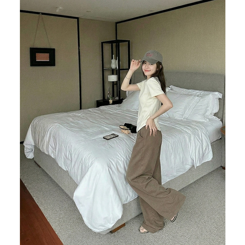 夏装150cm女装XXXS加小码矮个子显高正肩短袖t恤上衣不规则鱼骨线