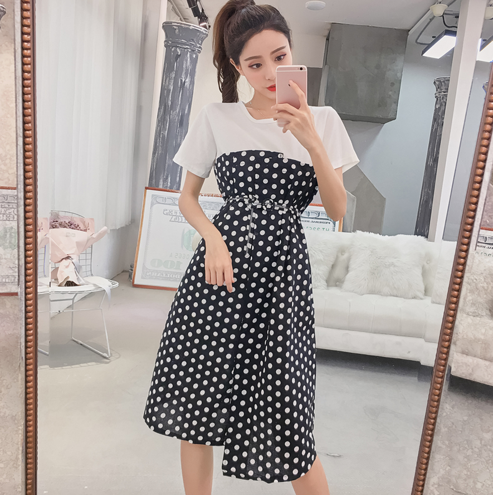 23岁矮小个子女装加小码XS150cm显高娇小高腰绑带短袖18岁-22岁