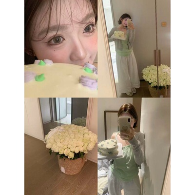 温柔慵懒绿色系绳吊带女内搭无袖