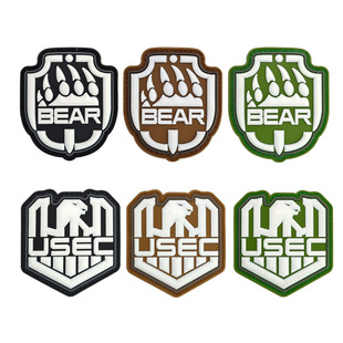 逃离塔科夫 夜光魔术贴章 USEC BEAR臂章 战术背包贴 士气章 徽章