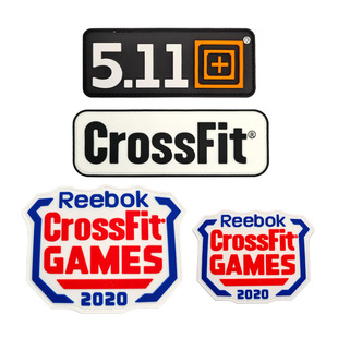 战术背心士气章Crossfit魔术贴章 橡胶PVC防水背包贴 511徽章臂章