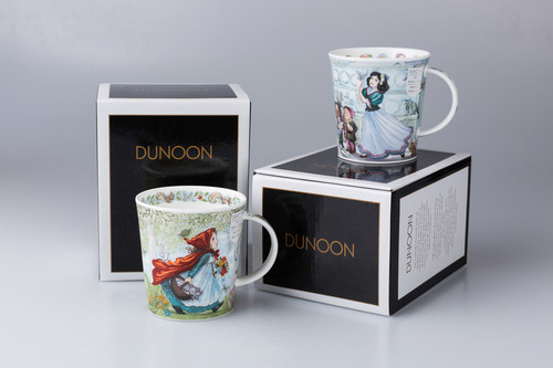 英国DUNOON骨瓷杯皇室御用骨瓷马克杯水杯童话系列创意礼品咖啡杯